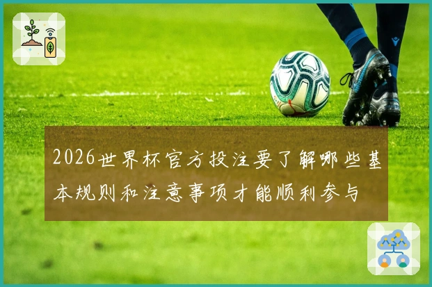 2026世界杯官方投注要了解哪些基本规则和注意事项才能顺利参与
